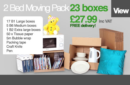 2 bed moving pack - 22 boxes - £30.00